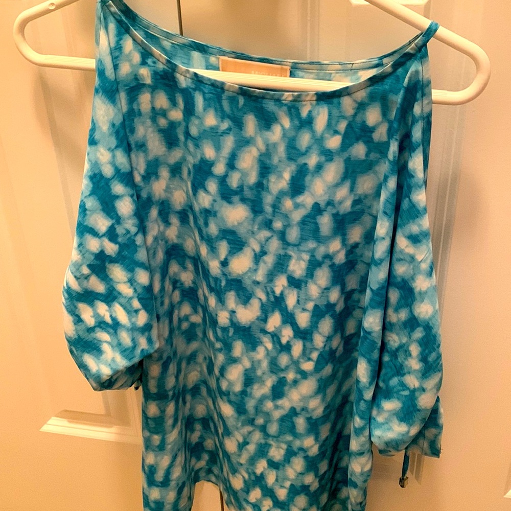 Michael Kors Cold Shoulder Blouse Small